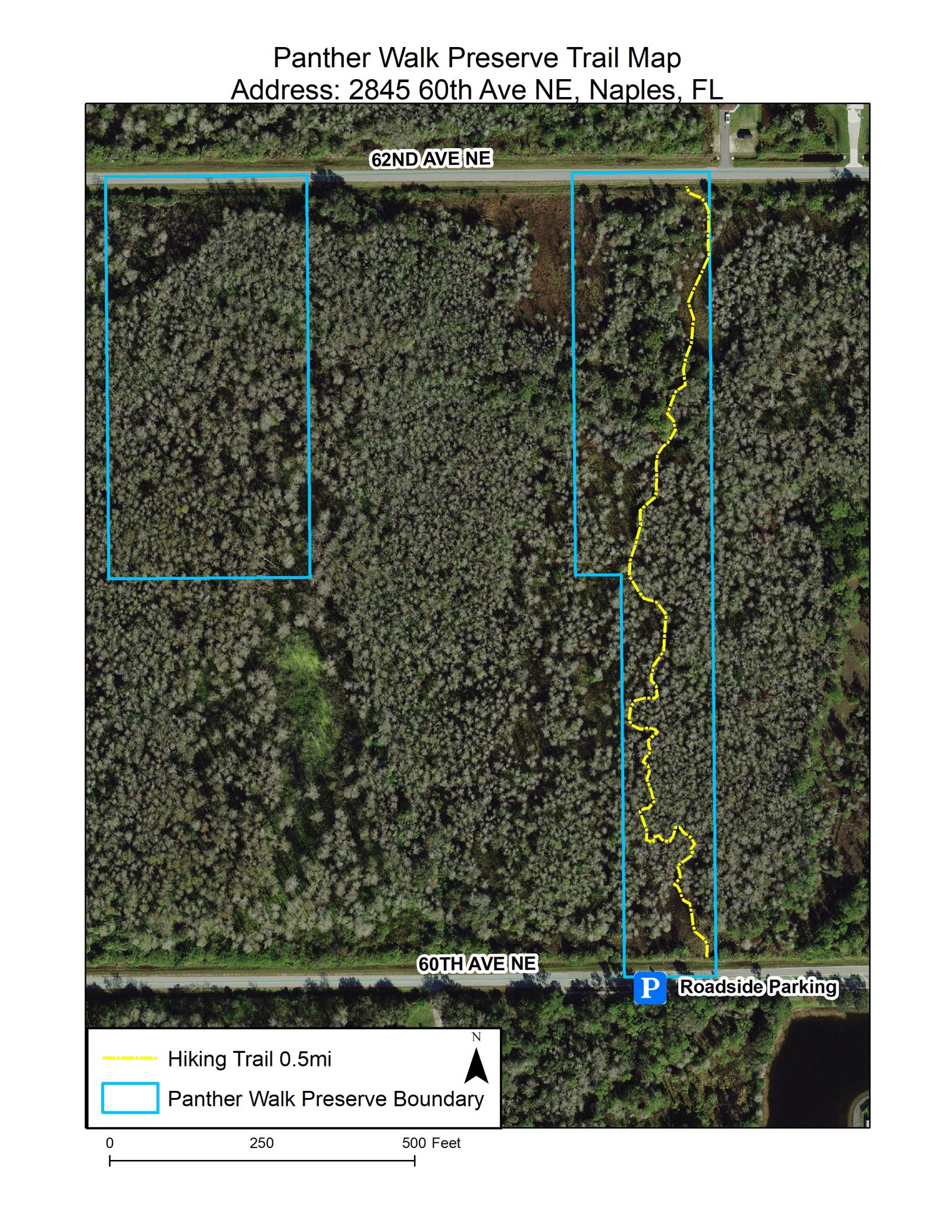 Panther Walk Trail Map 2021