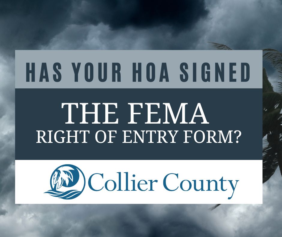 FEMA Right of Entry Form Graphic