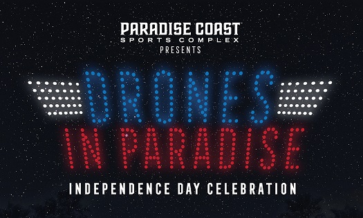 Drones in Paradise Independence Day Celebration